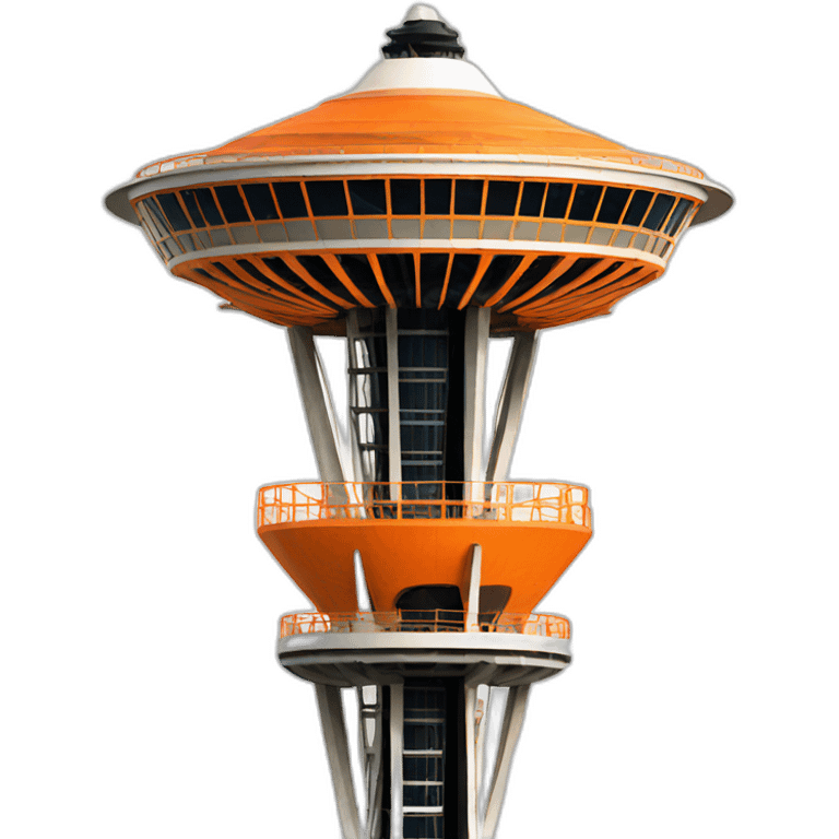 orange space needle emoji