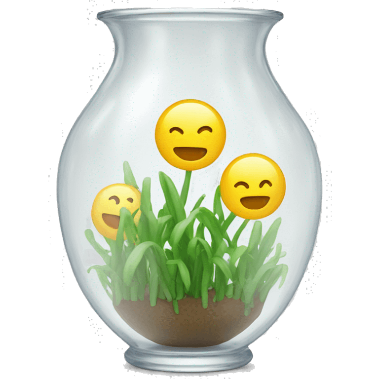 1000  in a clear vase emoji