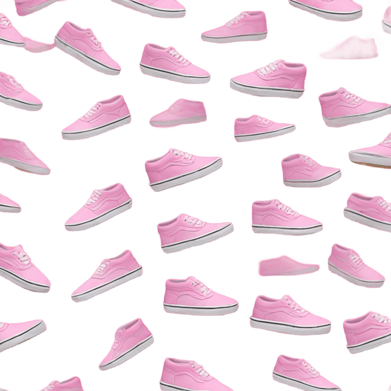 pink Vans sneakers emoji