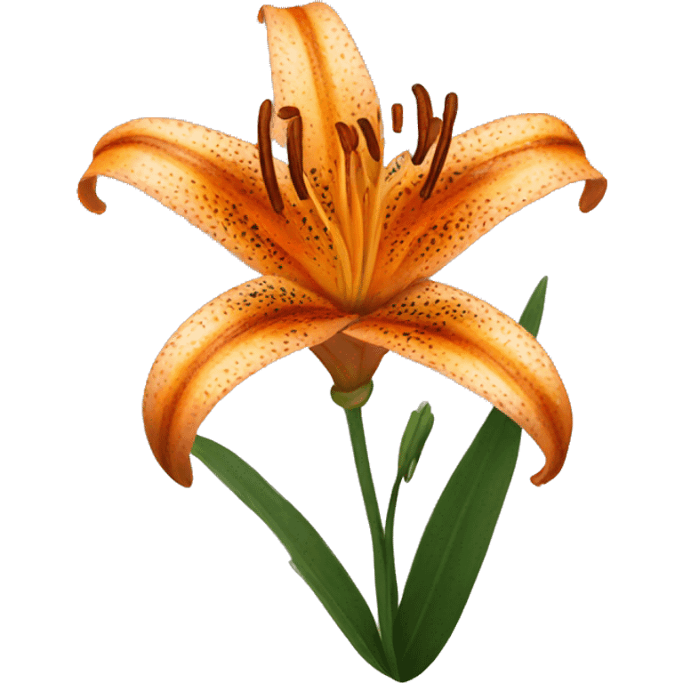 tiger lily emoji