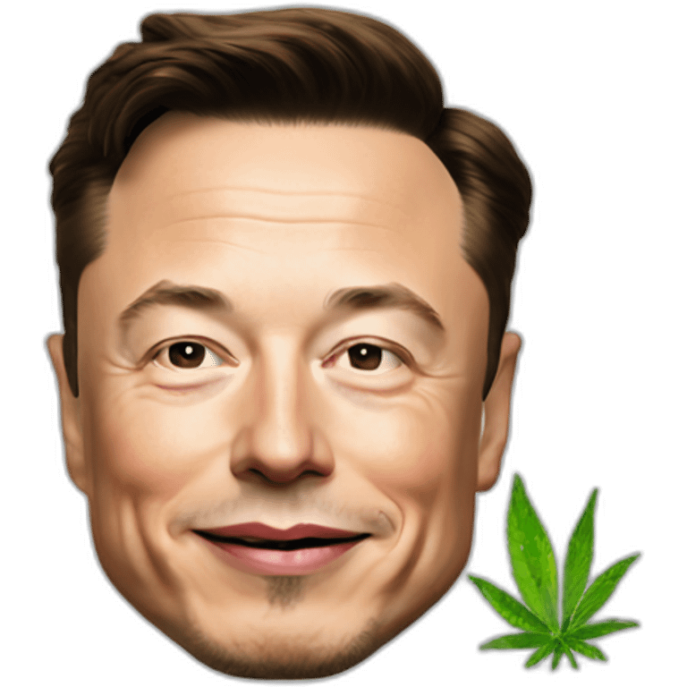 Elon musk weed emoji