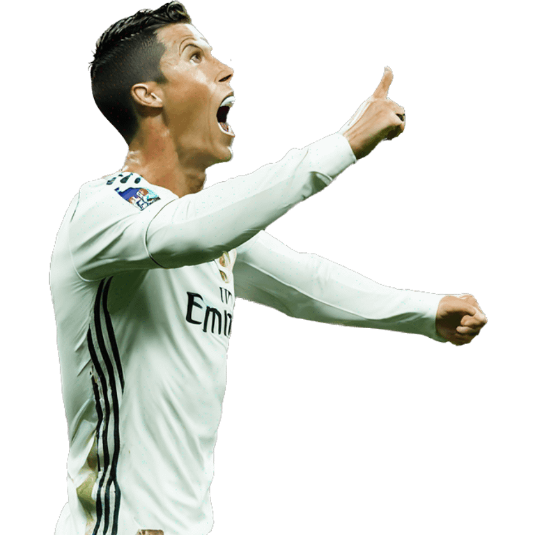 Cristiano Ronaldo celebration  emoji