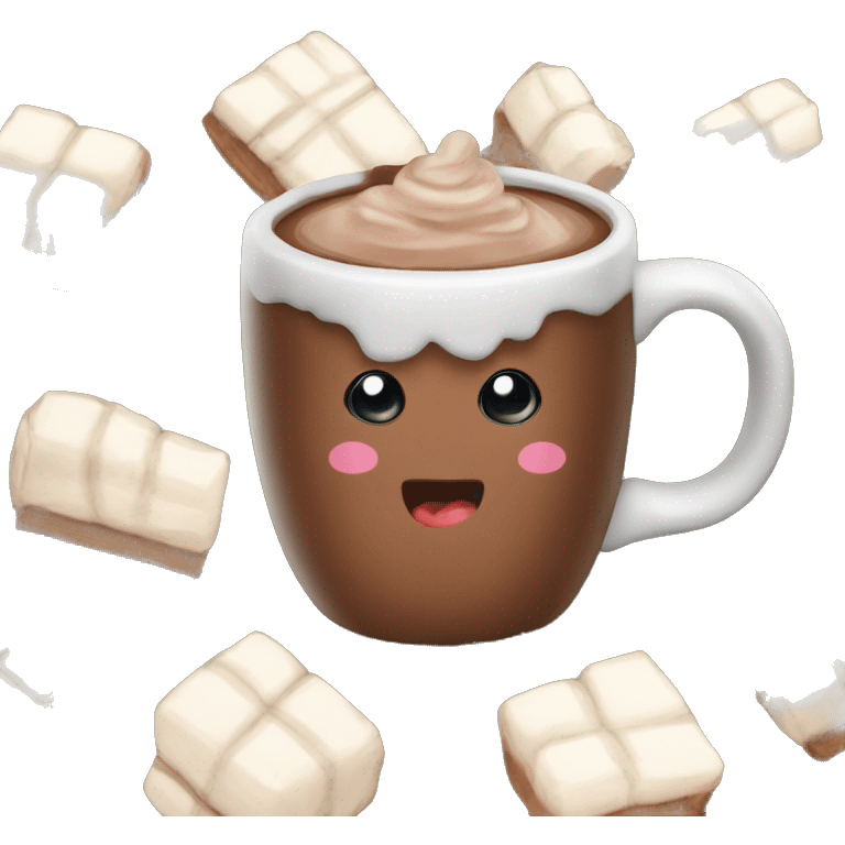 cute hot chocolate  emoji