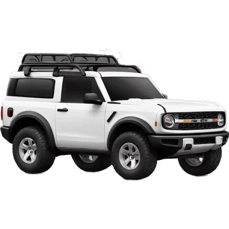 white bronco suv emoji