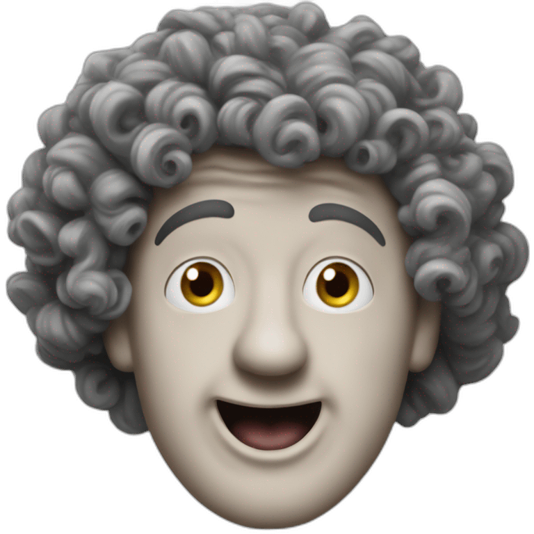 Curly joe of the three stooges emoji