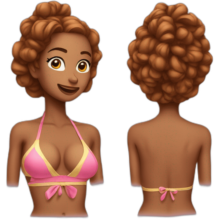 Sexy girl bikini emoji