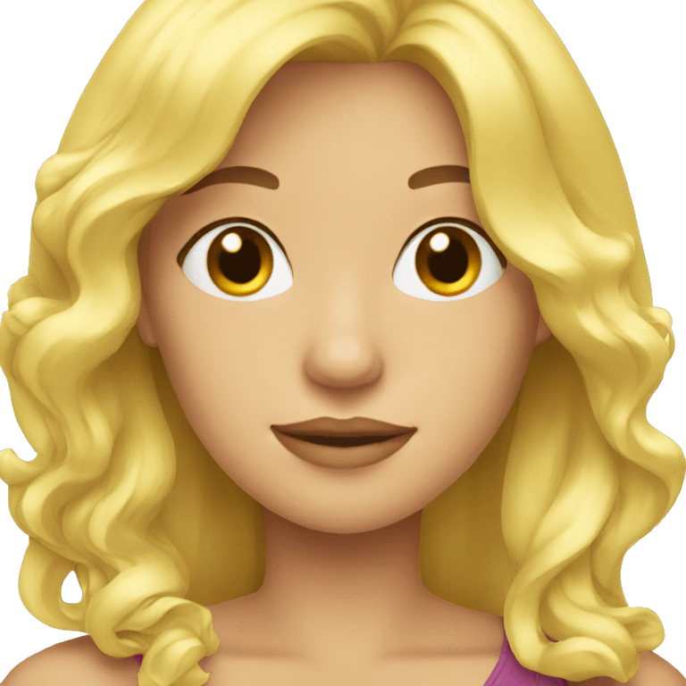 blond women emoji