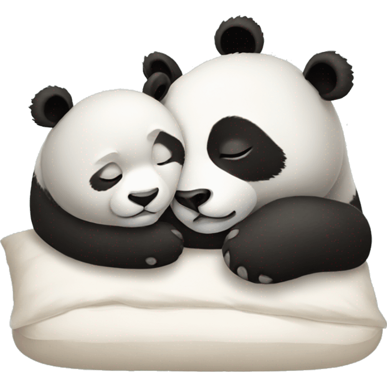 Panda sleep emoji