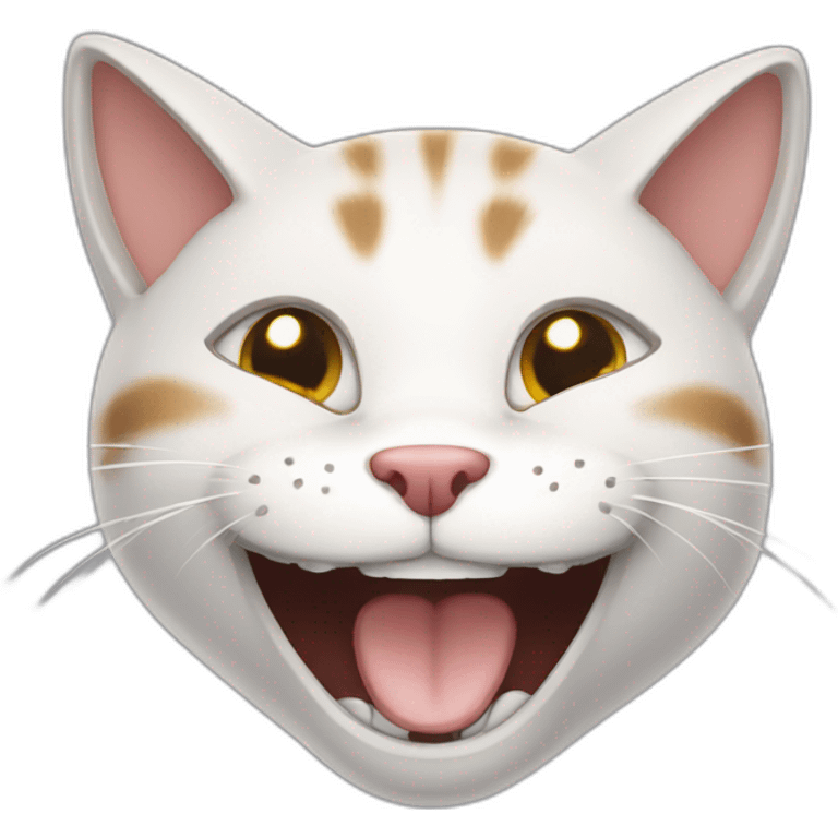 cat laughing emoji