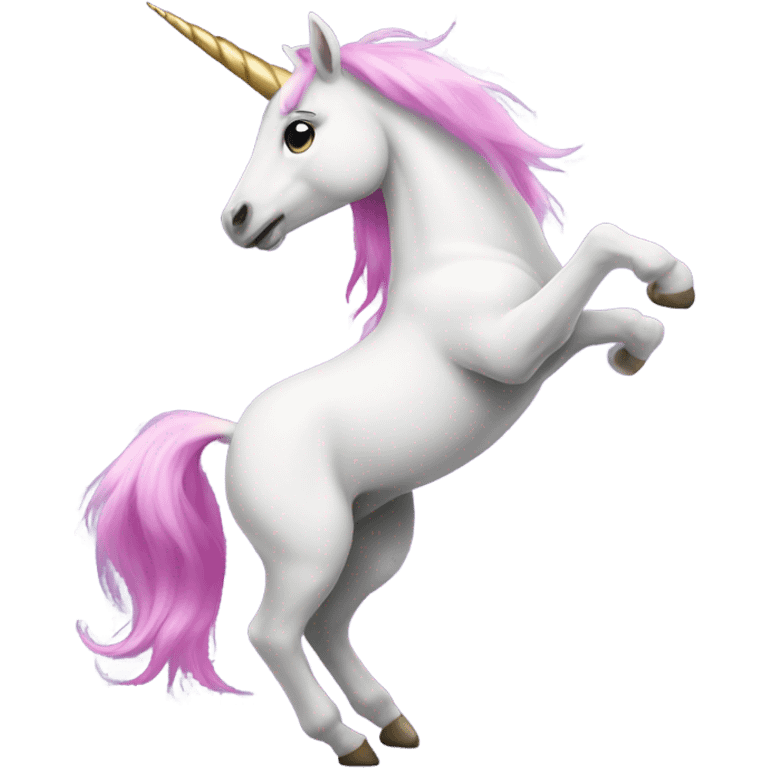 Unicorn dancing emoji