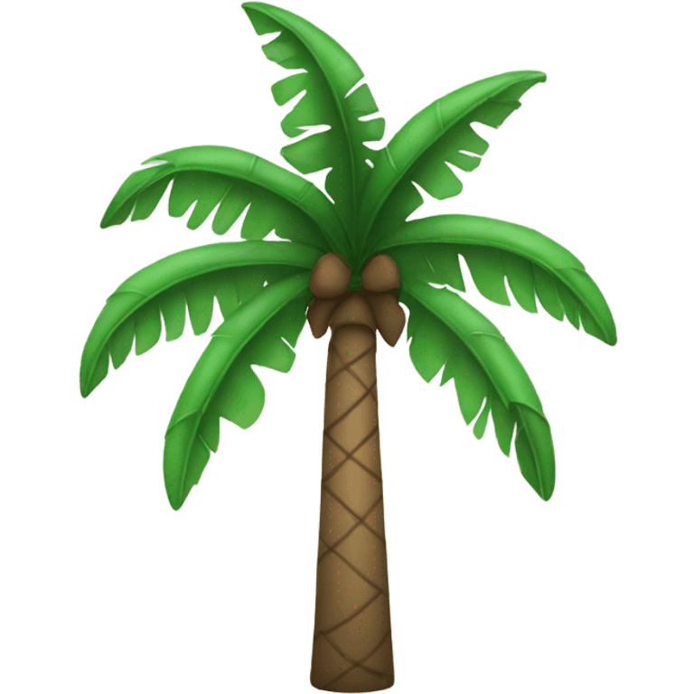 A Christmas palm tree  emoji