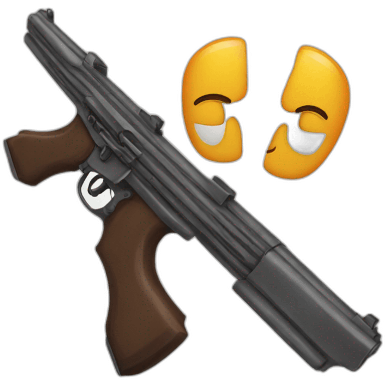 two guns emoji