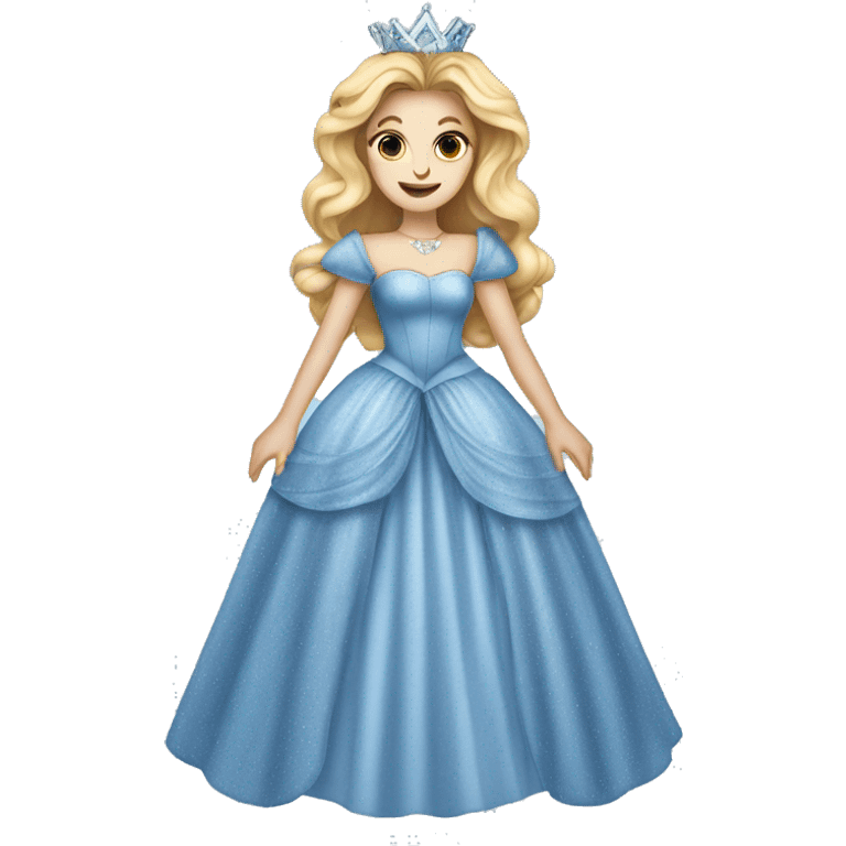 Glinda The Good Witch Wicked Blue Dress emoji