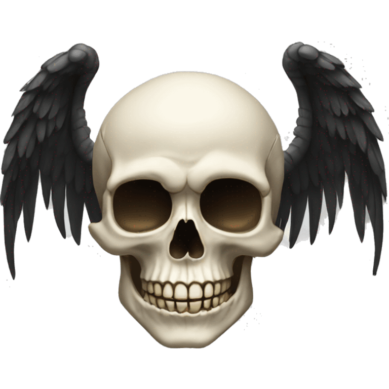 Skull with wings  emoji