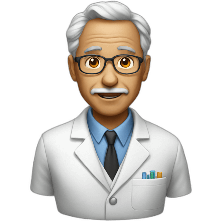 scientific man 50 year emoji