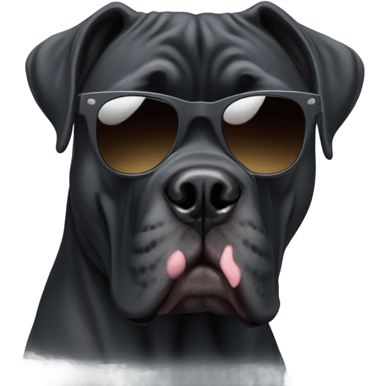 Cane corso with sunglasses  emoji