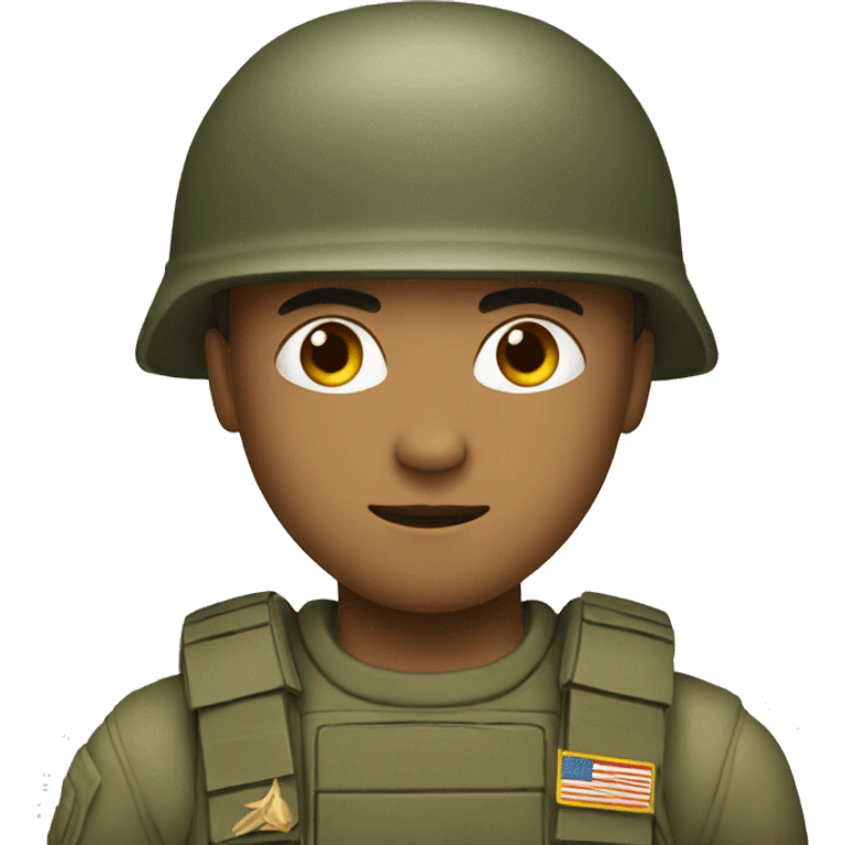 Soldier fighting emoji