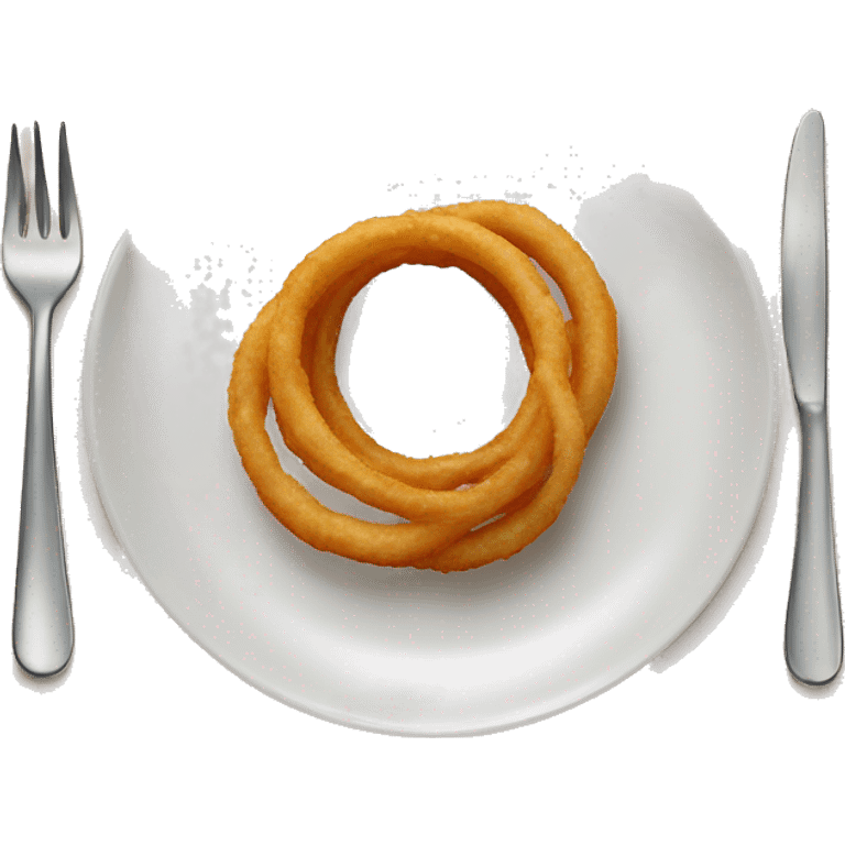 onion rings on a plate emoji