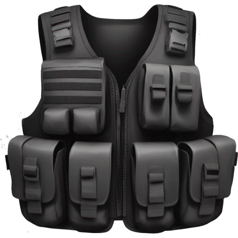 black Tactical gear only vest emoji