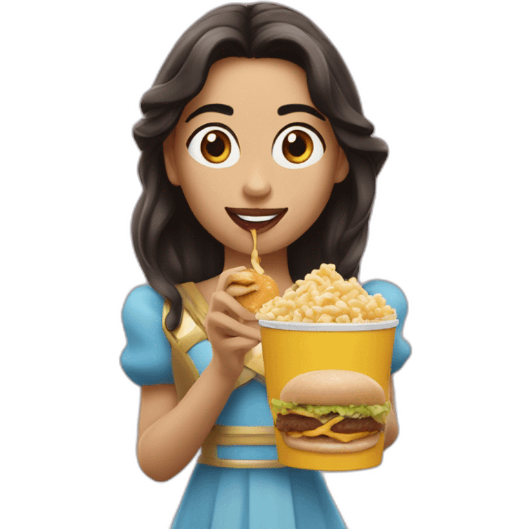 princess auror eat mcdo emoji