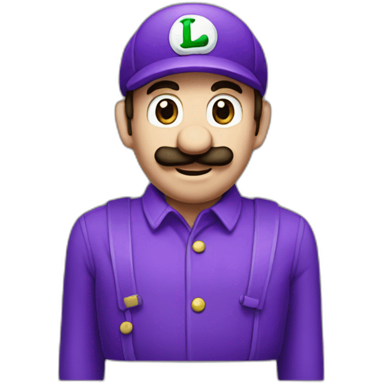 purple luigi emoji