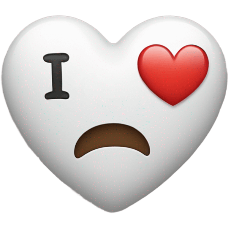 Heart with I miss you  emoji