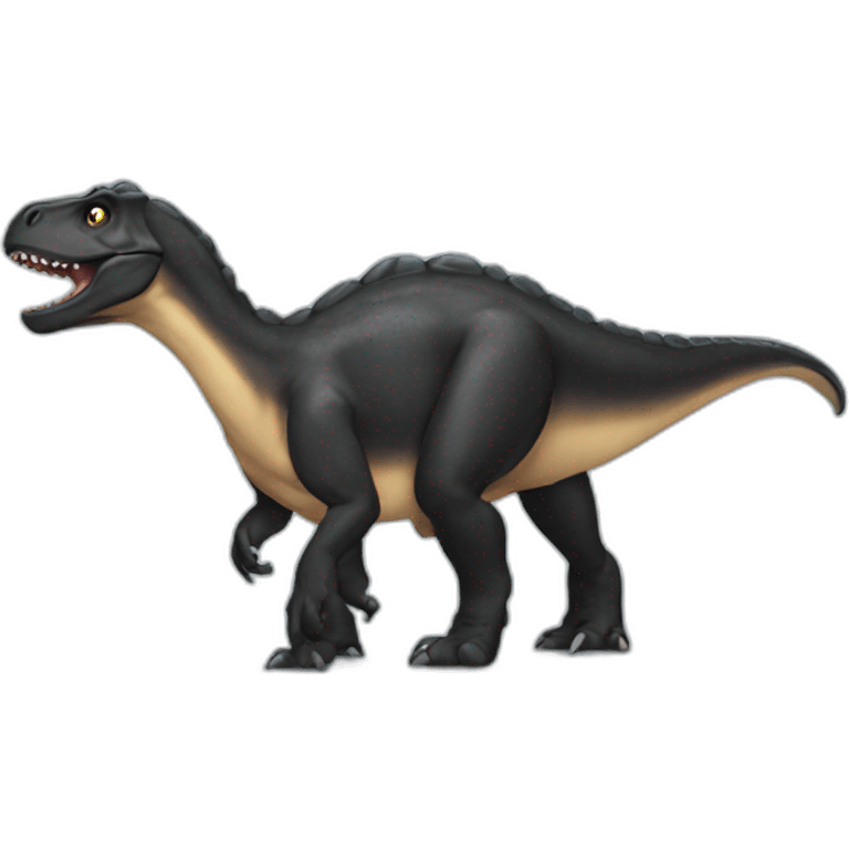 black dinosaur emoji