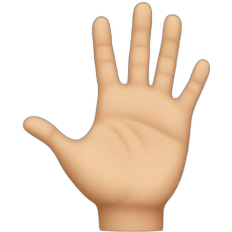 nudge hand emoji