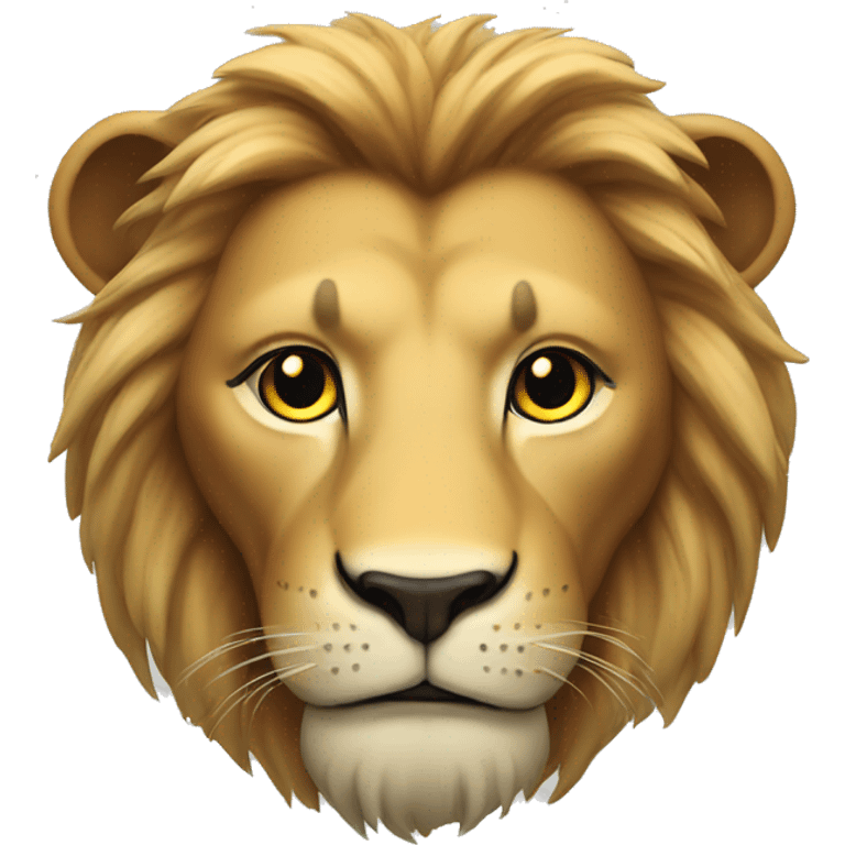 lion face, deep  emoji