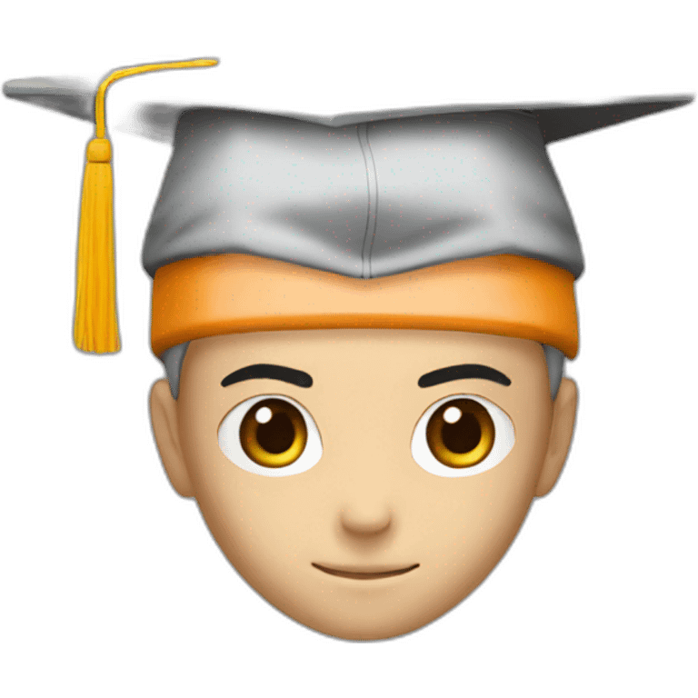 naruto with graduation cap emoji