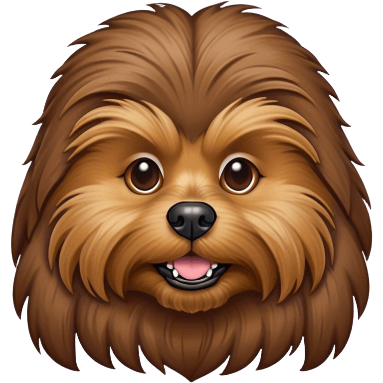 Chewbacca as a dog emoji