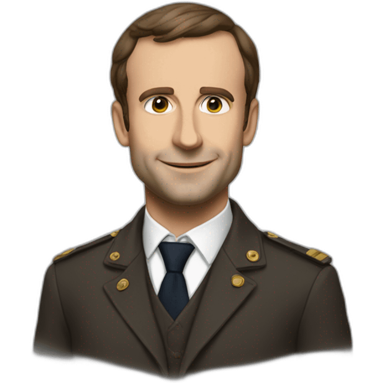 Macron maron emoji