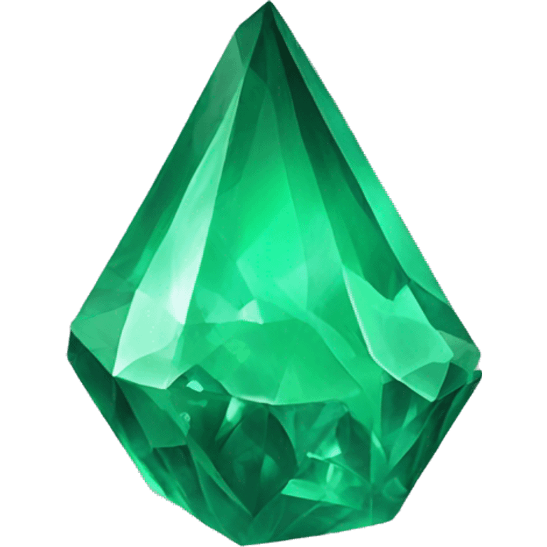 green crystal emoji