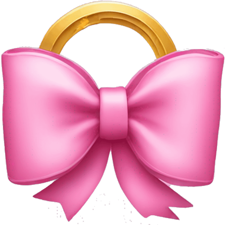 pink bow money and stars emoji