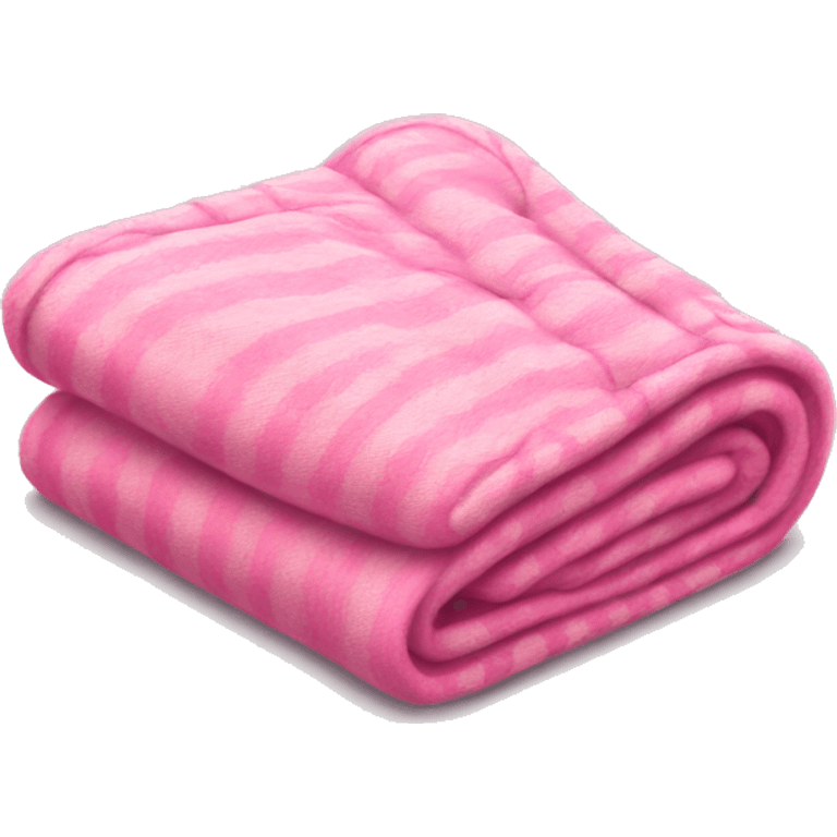 Pink blanket folded  emoji