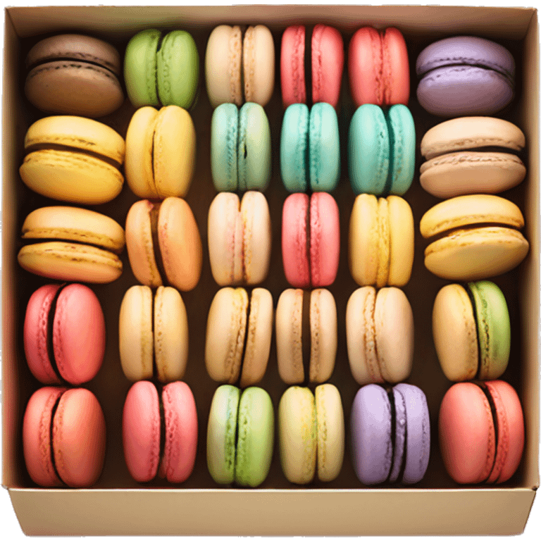 Box of macarons  emoji