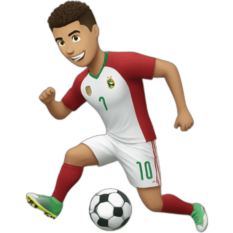 Ronaldo jamping  emoji