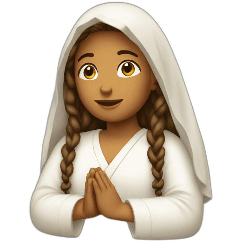 Virgin：prayer emoji