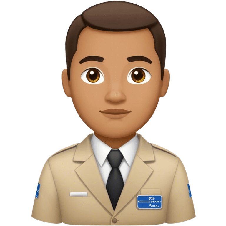 Samoan Mormon missionary with name tag emoji