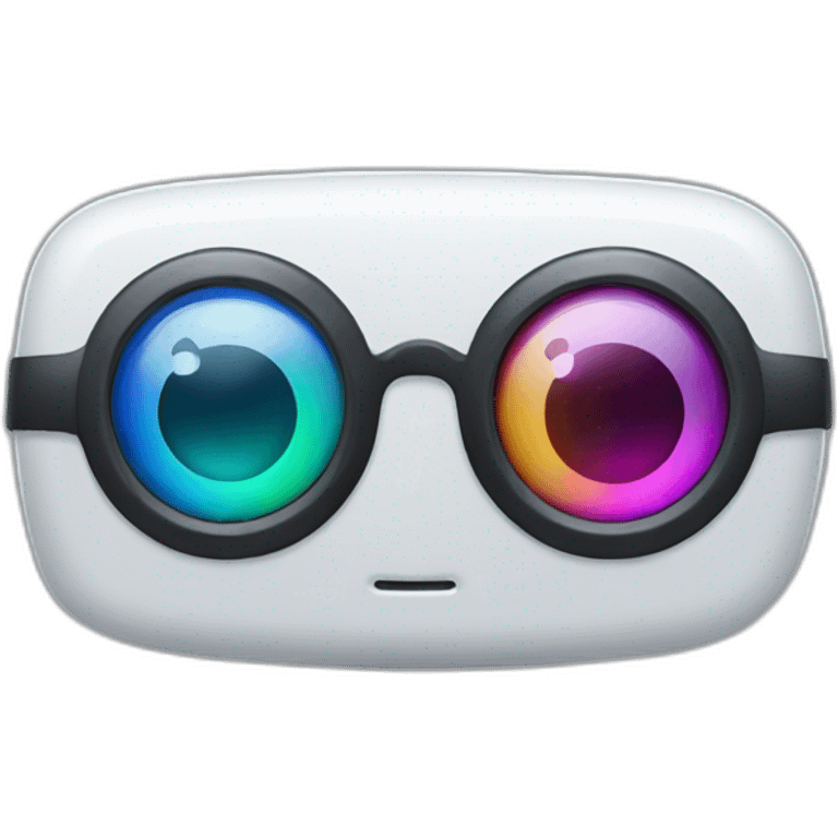 Remote controller and eye glasses emoji