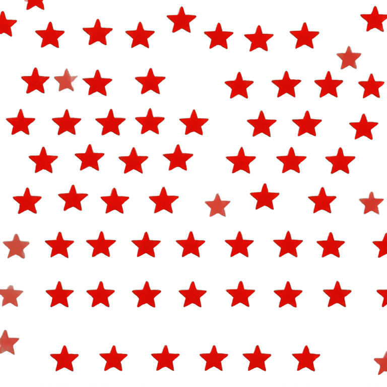 3 red stars emoji