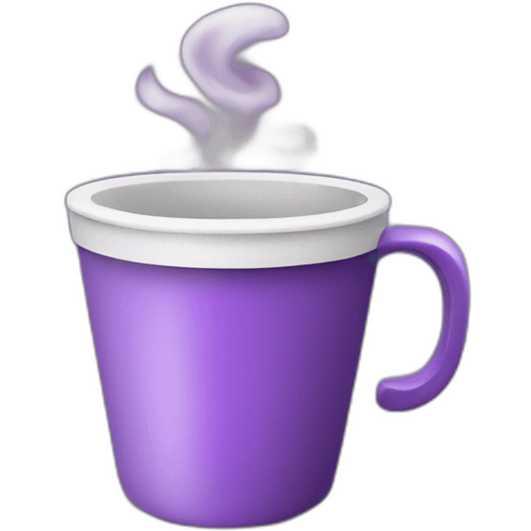 Cup purple emoji