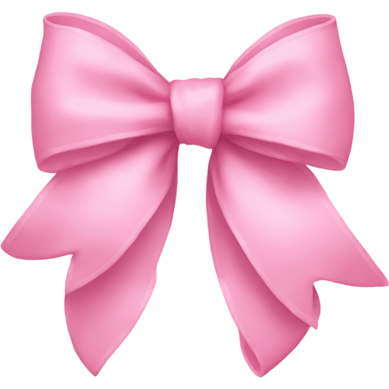 Baby pink bow emoji