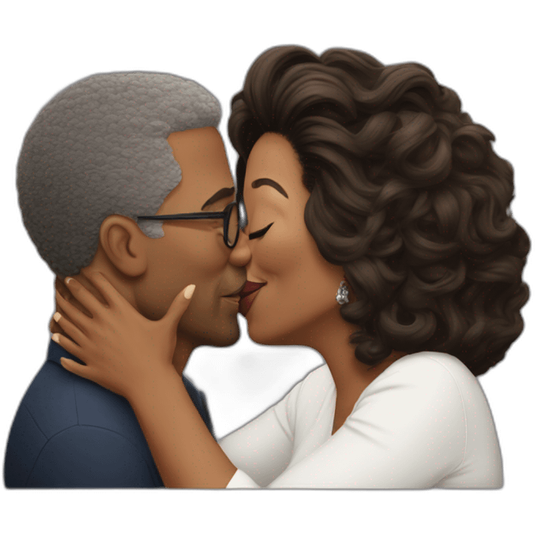 oprah kissing oprah emoji