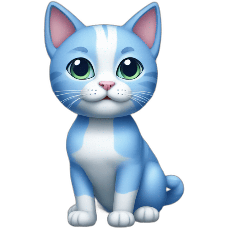 bleu cat emoji