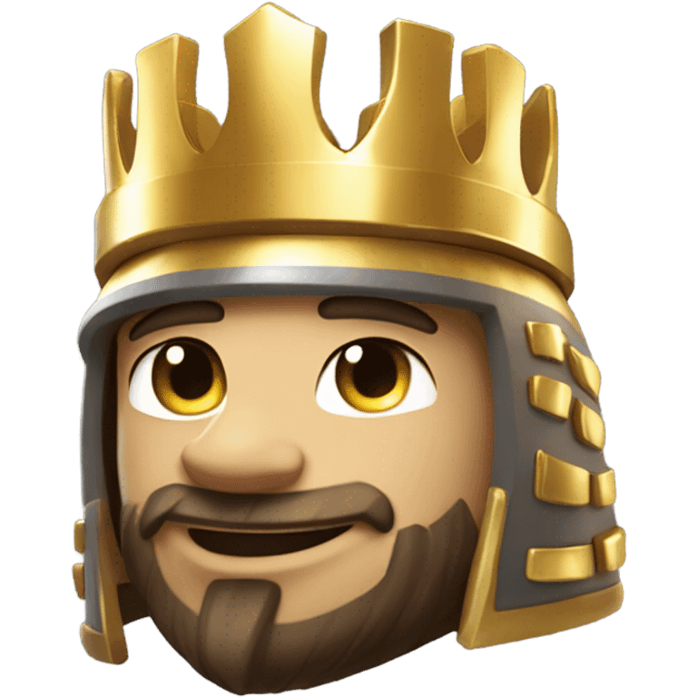 Clash royale prince with gold armour smile emoji