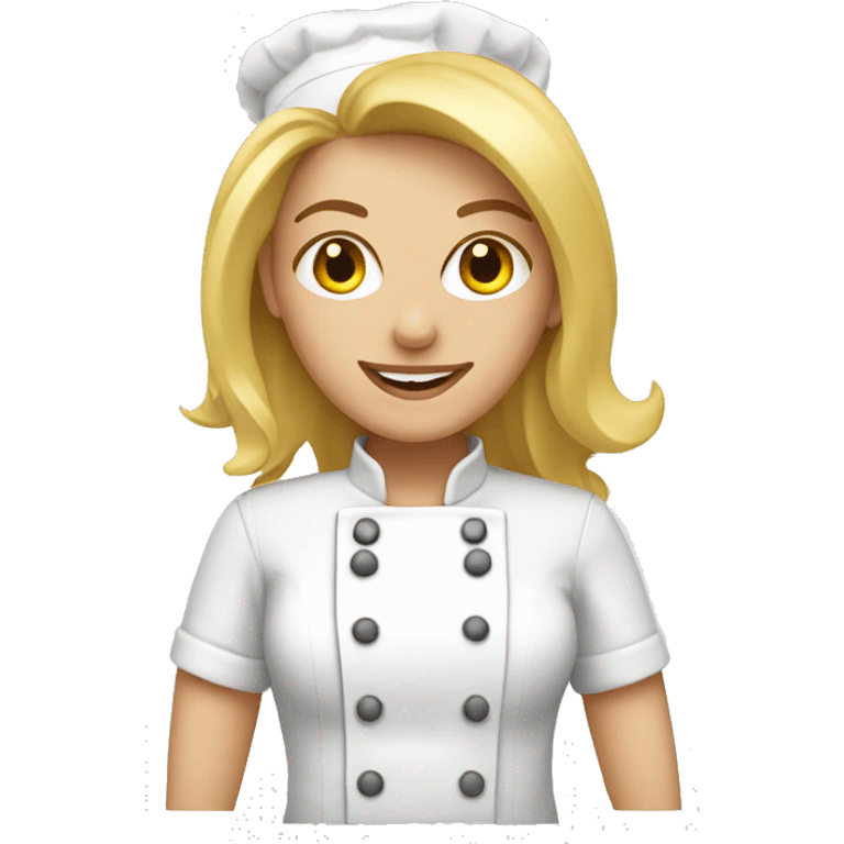 Blonde chef emoji