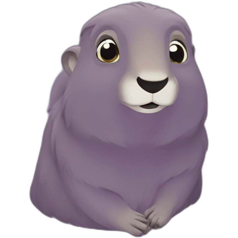 purple marmot emoji