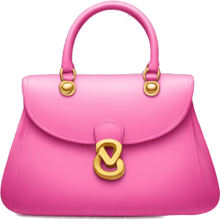 pink handbag with 'z' word emoji