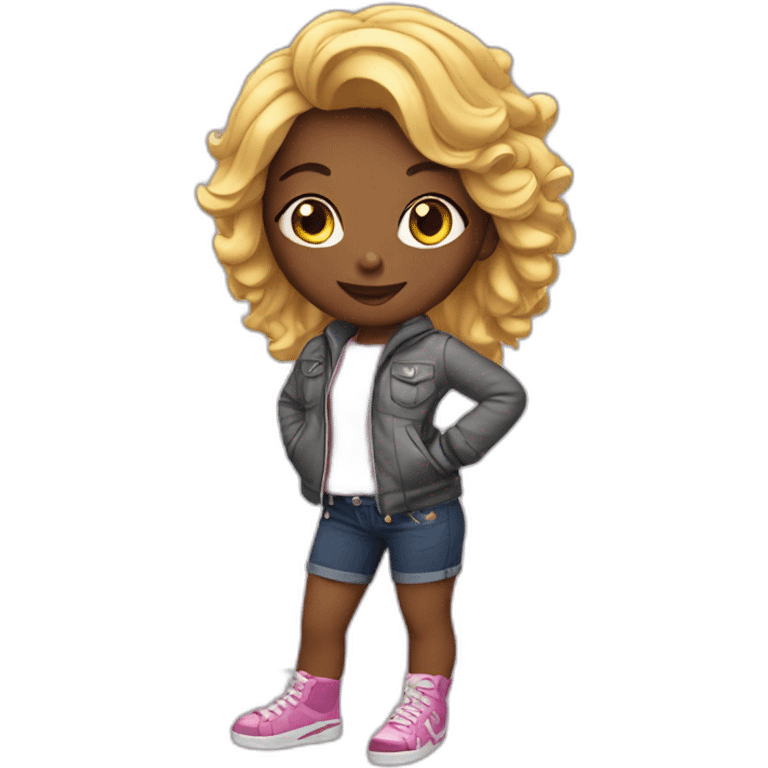 superstar girl emoji